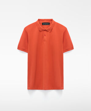 Regular fit organic cotton piqu&eacute; polo