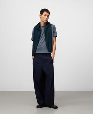 Regular fit short sleeve T-shirt man