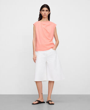 Camiseta drapeo PYRATEX&reg; Algod&oacute;n Espa&ntilde;ol