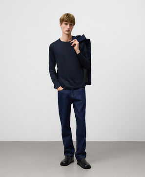 Regular fit long sleeve T-shirt man