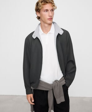 Nylon reversible jacket
