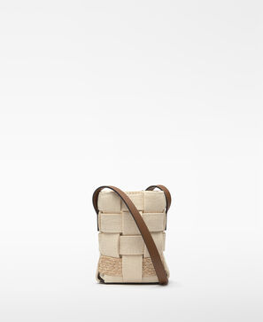 Mala a tiracolo Horizonte em algodão para mulher