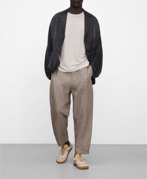 European linen heathered T-shirt