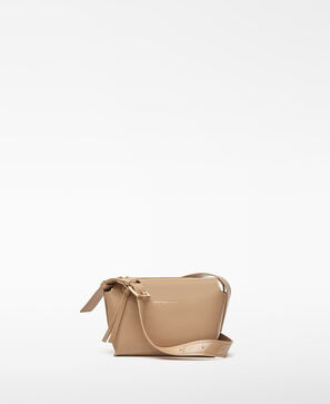 Bandolera peque&ntilde;a Mica textura charol