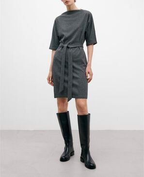 Japanese sleeve dress in polyester