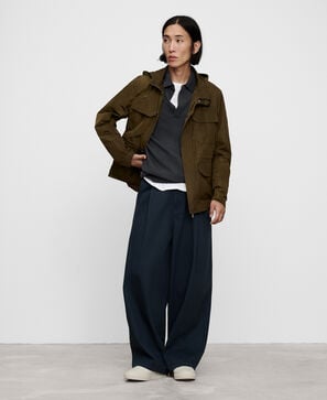 Hooded field jacket