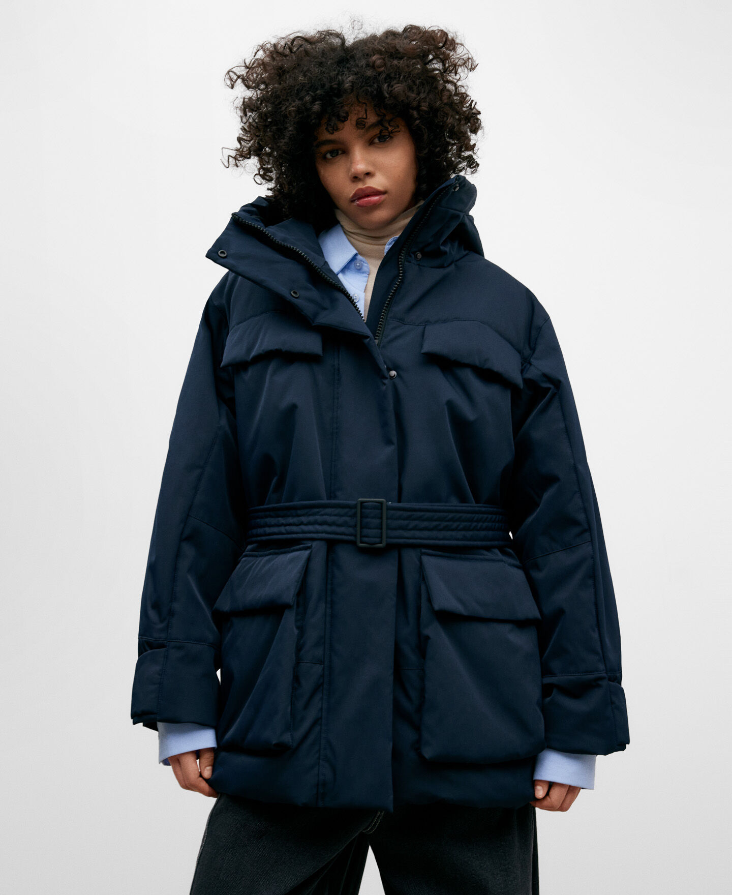 Parka molletonnée on sale femme
