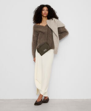 Philo medium woven crossbody bag