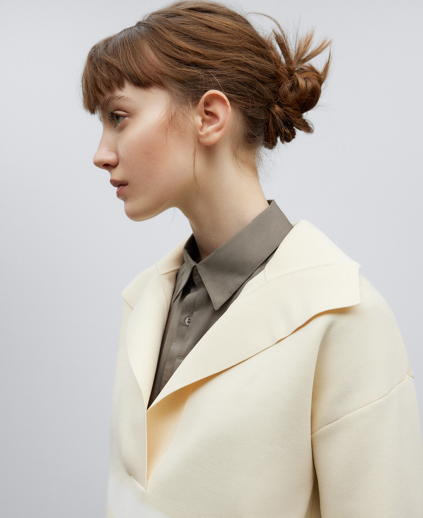 Pull bi color best sale femme