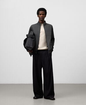 Cárdigan nailon y punto hombre