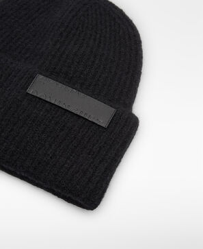Gorro beanie punto canalé mujer