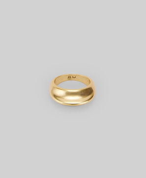 Anillo circular aplanado mujer