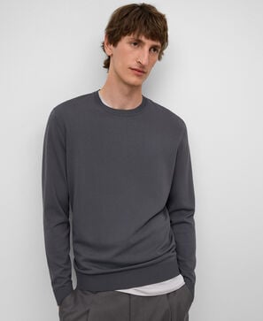 Knit crew collar sweater man
