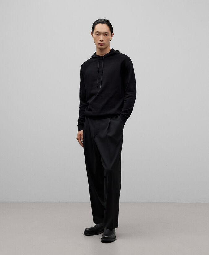 Adolfo dominguez Sudadera punto con capucha hombre