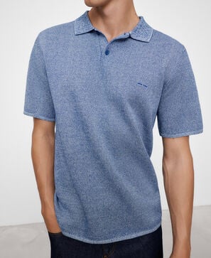 Polo piqu&eacute; melange