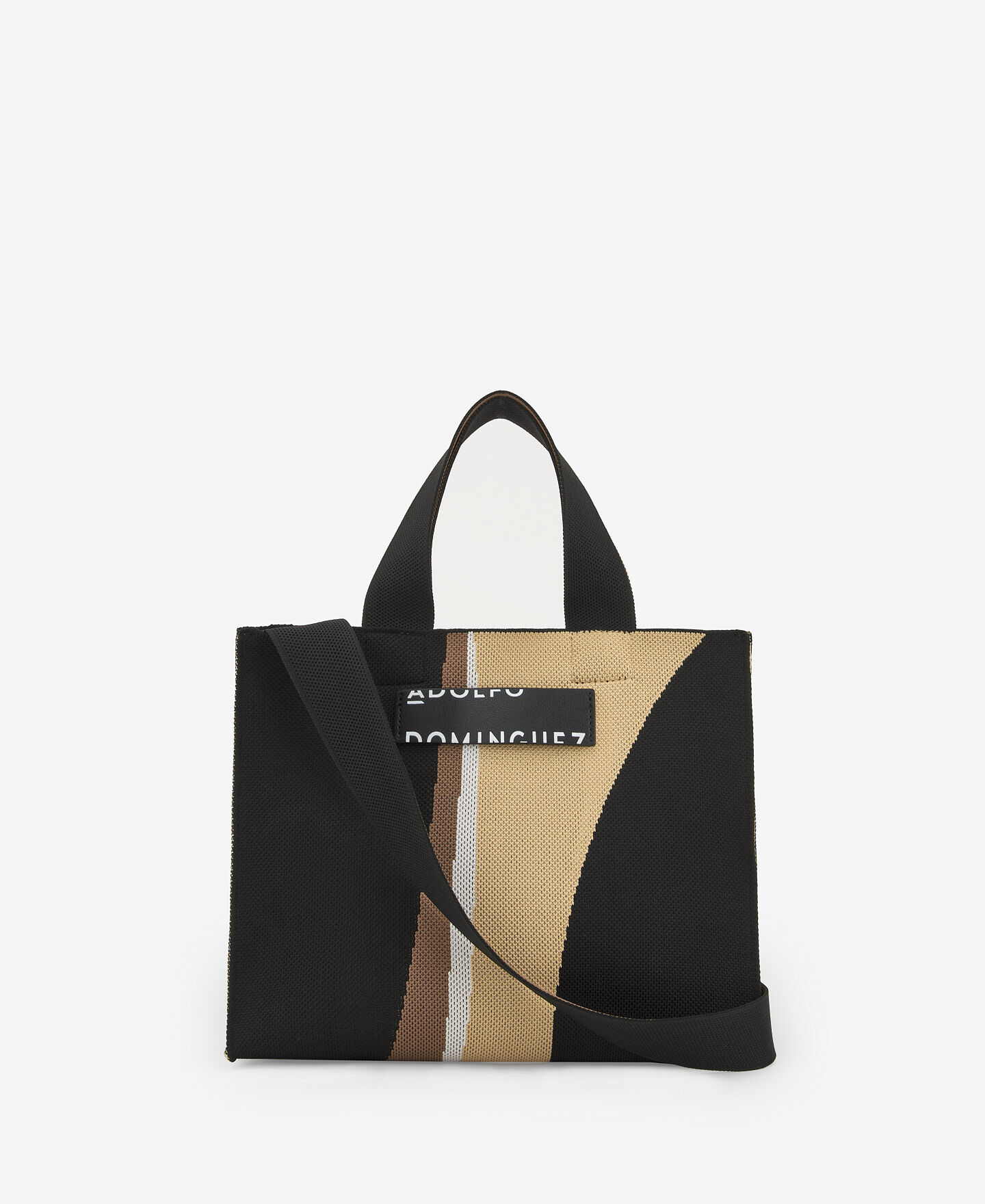 Bolso mediano en punto estampado AD Espa a