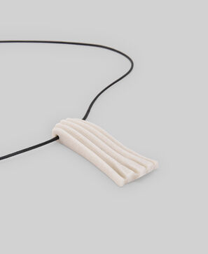 Collar cadena ladrillo cer&aacute;mico mujer