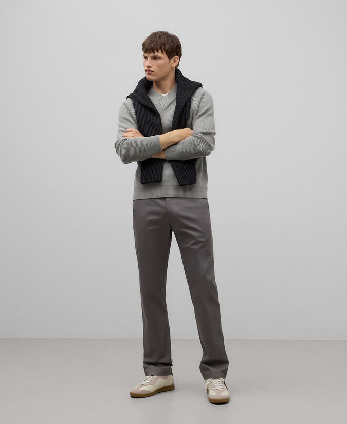 Adolfo dominguez Pantalón chino twill de algodón