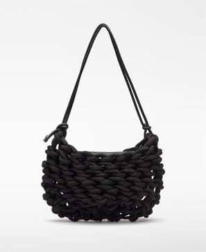 Bolso cóctel tubulares trenzados mujer