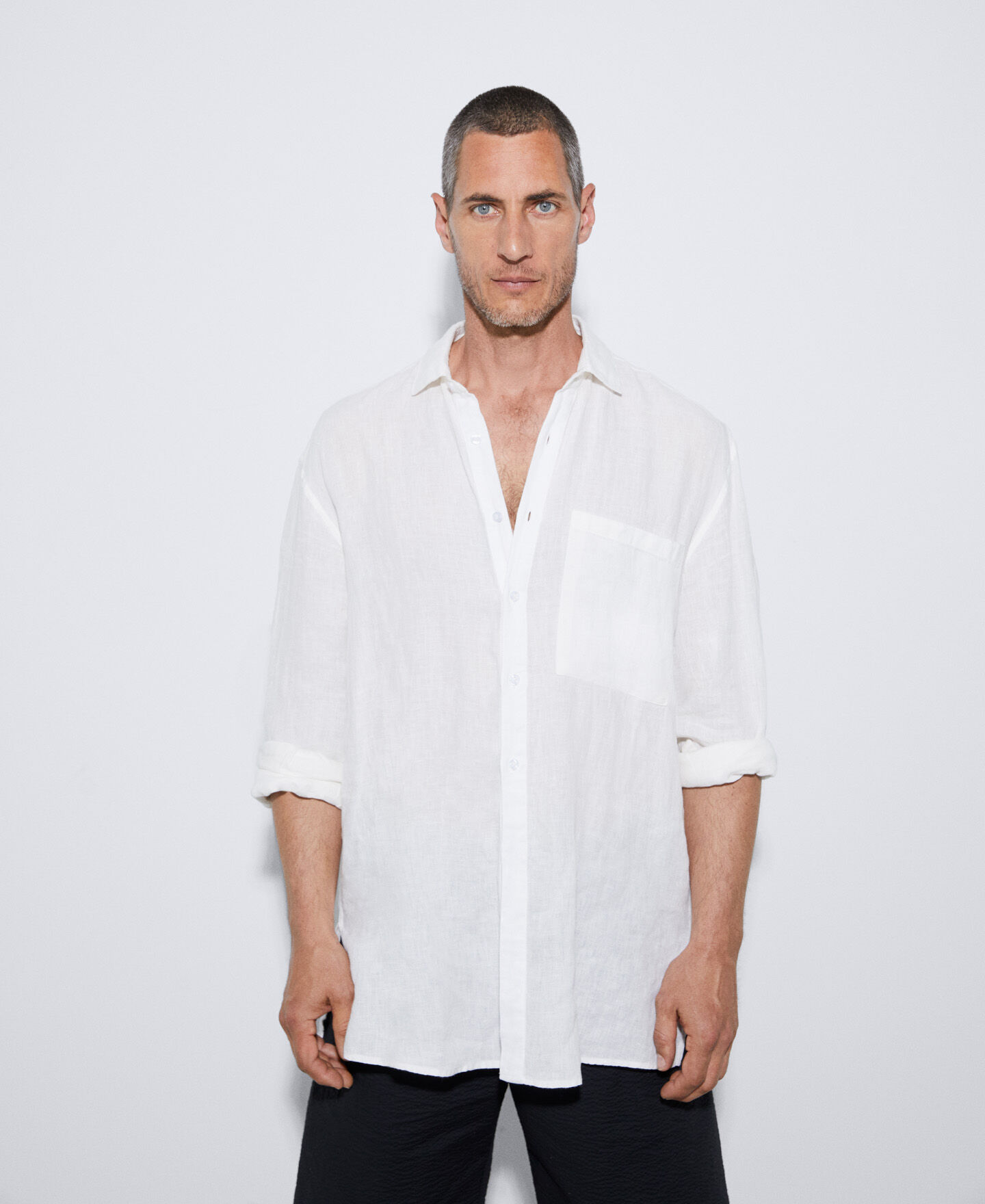 Oversize linen shirt | AD Europa