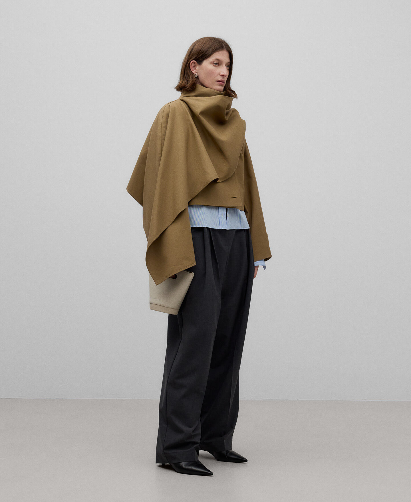 Cotton short trench coat woman | AD Europa