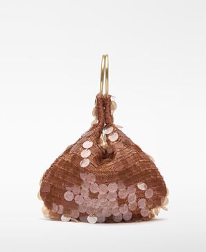 Sac &agrave; main cocktail &agrave; paillettes