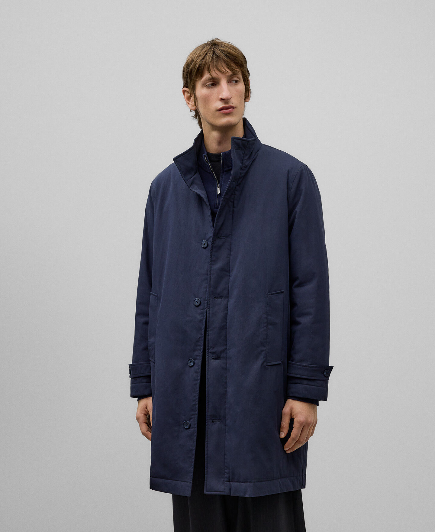 Turtleneck trench coat best sale