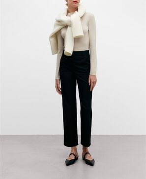 Pantalón recto slim fit