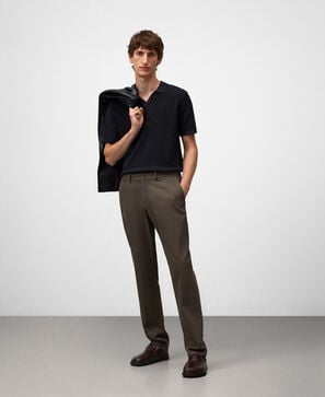 Regular fit chino trousers man