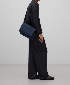 Bolso Messenger con solapa hombre