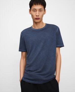 Washed-effect regular fit T-shirt