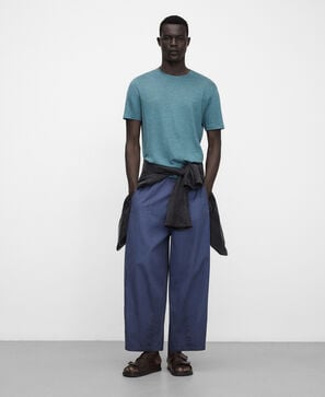 European linen regular fit T-shirt