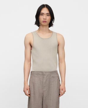 Camiseta manga sisa canal&eacute; efecto lavado