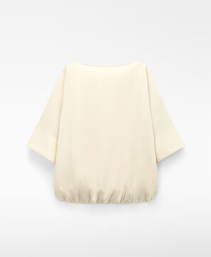 Loose balloon blouse
