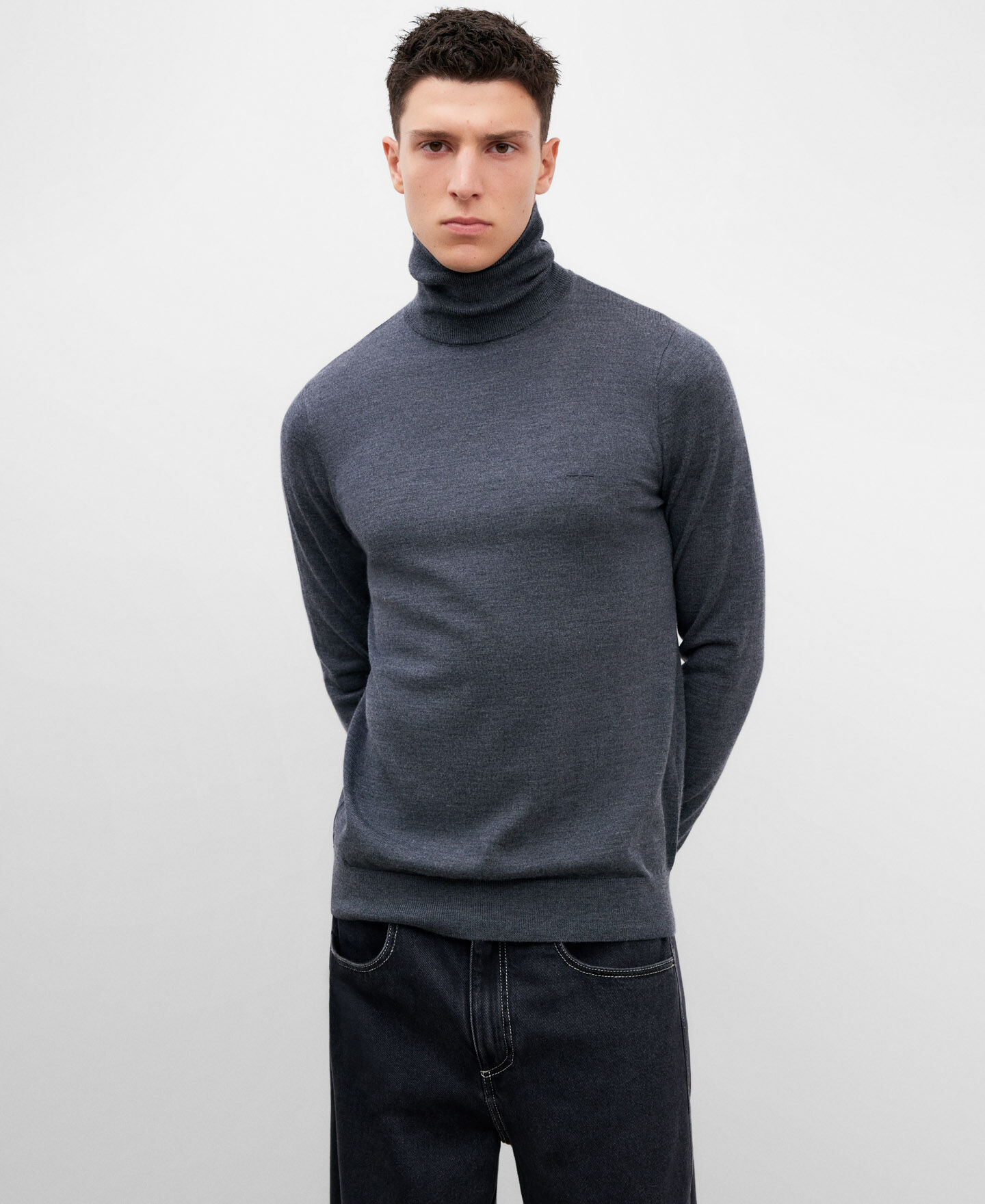 Merino turtleneck mens hot sale