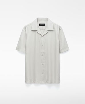 Camisa de bowling em lyocell respons&aacute;vel