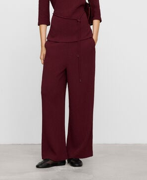 Pantal&oacute;n recto boucl&eacute;