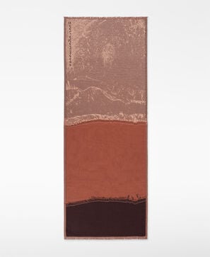 Jacquard printed shawl woman