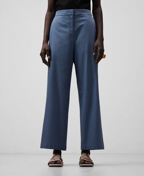 Pantal&oacute;n recto algod&oacute;n mujer