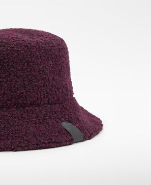 Sombrero bucket textura con lana