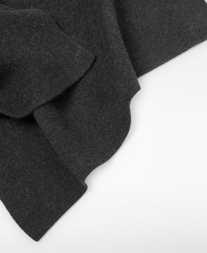 Merino wool asymmetric cape