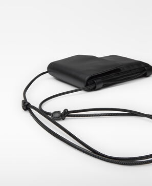 Leather mobile phone holder man