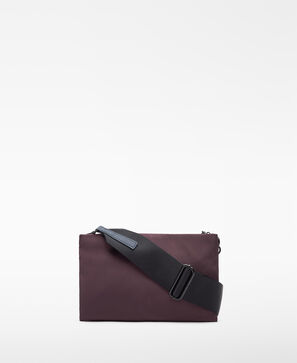 Bandolera bicolor pequeña nailon mujer