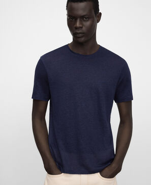 European linen regular fit T-shirt