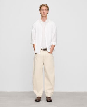 Camisa regular fit algod&oacute;n org&aacute;nico
