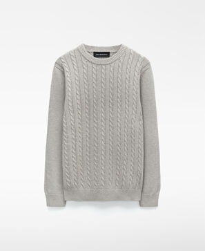 Jersey punto ochos algodón hombre