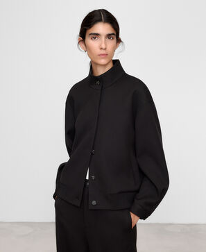Bomber cuello tira