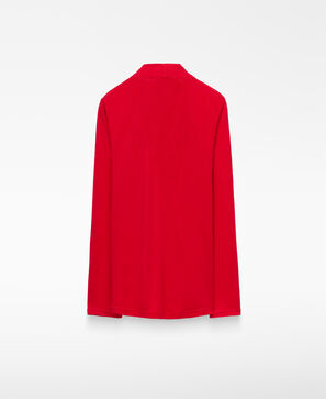 Long sleeve wrap T-shirt