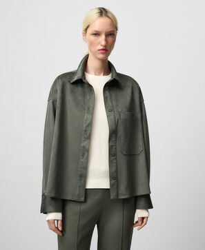 Sobressaia de camurça para mulher