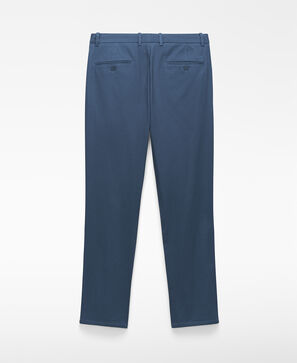 Regular fit microtexture chino trousers